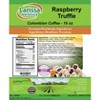Larissa Veronica Raspberry Truffle Colombian Coffee (Gourmet, Naturally Flavored, Whole Coffee Beans) (16 oz, ZIN: 556964) - 2 of 4