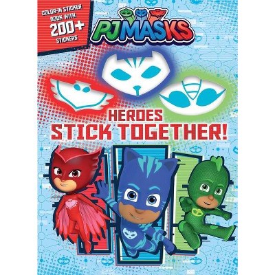 Pj Masks: Heroes Stick Together - (Coloring Book) by  Editors of Studio Fun International (Paperback)