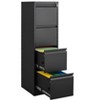 GustoWave 3 Drawer File Cabinet with Lock, Vertical File Cabinets, Heavy Duty Steel Filing Storage Cabinet for Legal/A4/F4 Files - 2 of 4