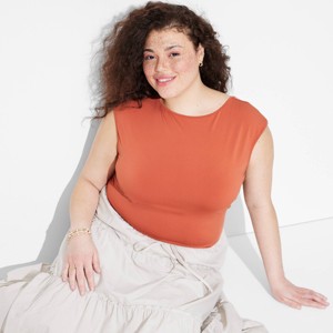 Women's Cap Sleeve Tie-Back Top - Wild Fable™ - 1 of 3