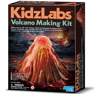 4M: KidzLabs - Volcano Making Kit - DIY Science Simulated Eruption Kit, Kids 8+ - 1 of 4