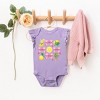 The Juniper Shop Coquette Lemonade Chart Flutter Sleeve Bodysuit - 18M - Lavender - 3 of 4