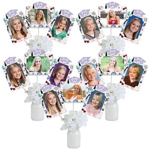 Big Dot of Happiness In My Grad Era - Graduation Party Picture Centerpiece Sticks - Photo Table Toppers - 15 Pieces - 1 of 4