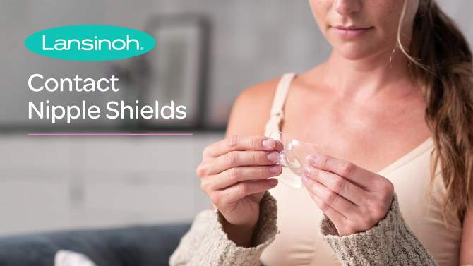 Lansinoh Contact Nipple Shields with Case - 2ct, 2 of 12, play video