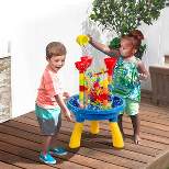 Costway 2 in 1 Sand and Water Table Activity Play Center Kids Splash Pond Beach Toy Set