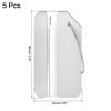 Unique Bargains Aluminium Lightweight Backpack Identifier Card Travel Luggage Tag 5 Pcs - 2 of 3