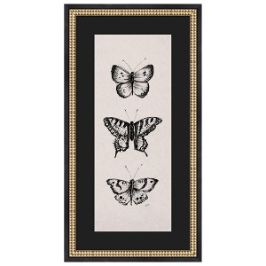 Kate and Laurel LV Butterfly Trio Panel by Valerie McKeehan of