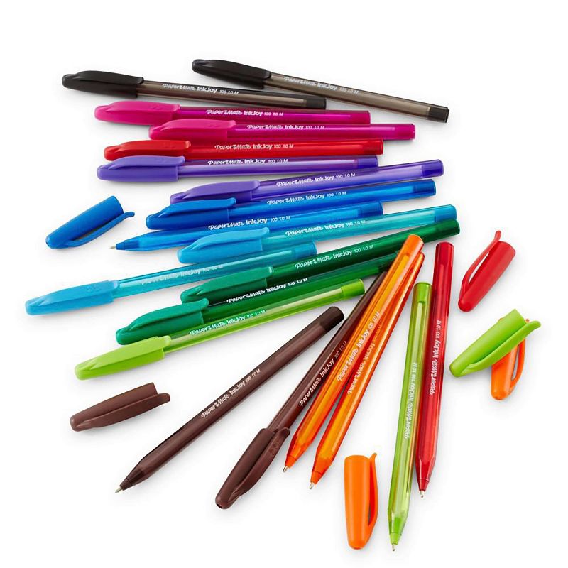 Paper Mate Ink Joy 100ST 18pk Ballpoint Pens 1.00mm Medium Tip Multicolored, 5 of 10