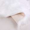 PiccoCasa Office Home Bedroom Faux Sheepskin Puffy Plush Area Soft Warm Floor Mat 1 Pc - 4 of 4