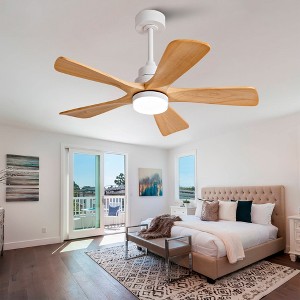 TOBILI Hot sales 42 Inch Modern Ceiling Fans , 5 Solid Wood Blades - 1 of 4