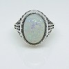 Chandler Womens Statement Ring Fire Opal Filigree Setting Ginger Lyne Collection - image 3 of 4