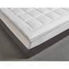 100% Cotton Fiber Mattress Pad White - Kathy Ireland - image 4 of 4