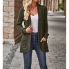 Women's Fashion Cardigan Sweater Lightweight Open Front Long Casual Jacket With Pockets - 3 of 4