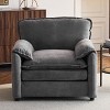 KTMBDW Accent Chairs for Living Room Chairs Reading Chair Mid Century Modern Chair Soft Chenille Sofa Chair Upholstered Arm Chair - 2 of 4