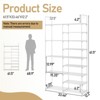 Tall Shoe Rack for 30 Pairs Freestanding Modular Shoe Storage Organizer - 3 of 4