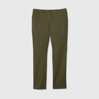 green skinny chino pants