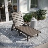 Merrick Lane Gaylord Set of 2 Adjustable Adirondack Loungers with Cup Holders- All-Weather Indoor/Outdoor HDPE Lounge Chairs - 4 of 4
