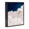 Stupell Industries White Clouds Meet Deep Blue Night Sky Framed Giclee Art - 2 of 4