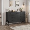 Acekool 7 Drawer Dresser, Modern Wide Storage Chest with R-Leg, Bedroom Organizer Cabinet - 4 of 4