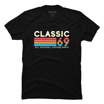 Men's Design By Humans Classic 69 all original parts funny 50th birthday vintage gift By JoshuasPlayhouse T-Shirt