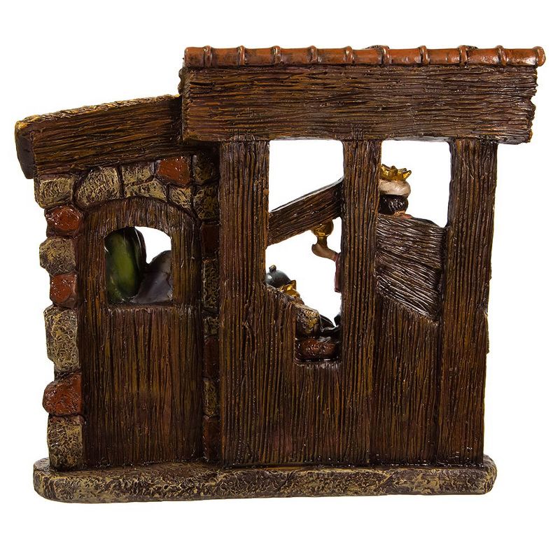 Kurt Adler Kurt Adler 10-Inch Resin Nativity Scene Table Piece, 3 of 8