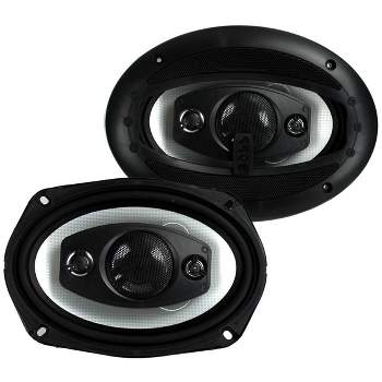 Boss Riot R94 6x9 Inch 500W 4 Way Car Coaxial Audio Speakers Stereo (2 Pack)
