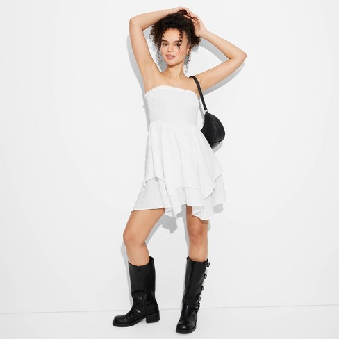 Women's Sleeveless Corset Fit & Flare Mini Dress - Wild Fable™ Black 4x :  Target