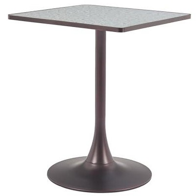 Zuo Spot Bistro Table Gray And Bronze