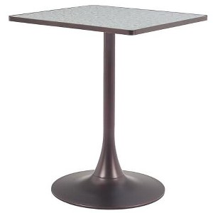 Zuo Spot Bistro Table Gray And Bronze - 1 of 4