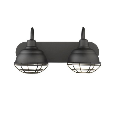 Millennium Lighting Neo-Industrial 2 - Light Vanity in  Matte Black