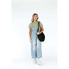 Coolmee Women's Barrel Overalls Jumpsuits for Casual Loose Baggy Jeans Pants Sleeveless Bib Jumpers with Pockets - 2 of 4