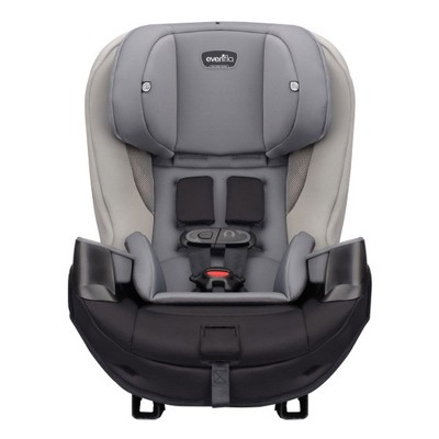 Evenflo Stratos Extended-Use 2-in-1 Adjustable Convertible Rollover Tested Car Seat, Silver Ice