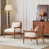 Christopher Knight Home Zuka Mid-Century Modern Rattan Wooden Chair with Cushions (Set of 2) - 2 of 4