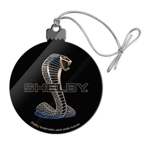 Shelby Cobra Logo Acrylic Christmas Tree Holiday Ornament - 1 of 4