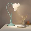 YIYIBYUS Flower Shaped Task and Reading Desk Lamp with Glass Lampshade - 2 of 4