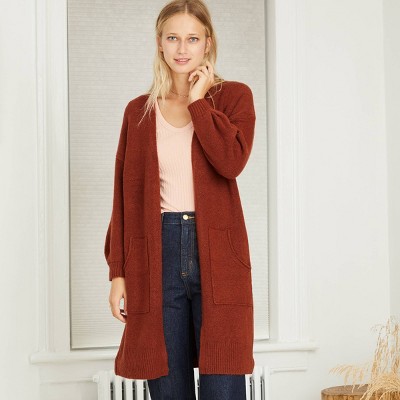 target red cardigan