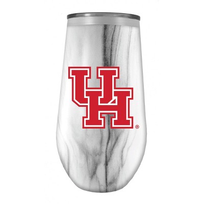 NCAA  Houston Cougars 16oz Marble Tall Stemless Stainless Steel Tumbler