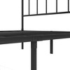 LOVMOR Metal Platform Bed frame with Headboard, Sturdy Metal Frame, No Box Spring Needed(Black+Full) - 4 of 4