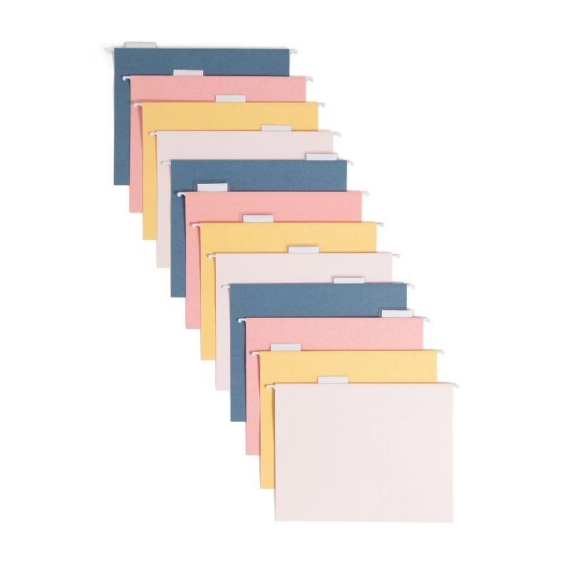 U Brands 12ct Hanging File Folders - Cottage Core, 2 of 8