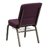 Emma and Oliver 4 Pack 18.5''W Church Chair with Book Rack - 2 of 4