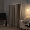 Sun Zero Blackout Evelina Faux Dupioni Silk Curtain Panel - 2 of 4