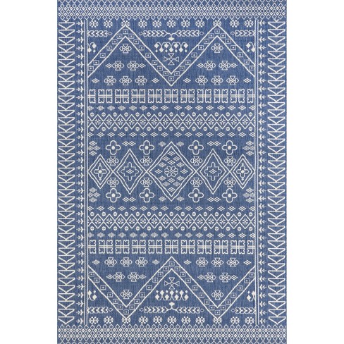 nuLOOM Serna Outdoor Area Rug, 6' 3 x 9