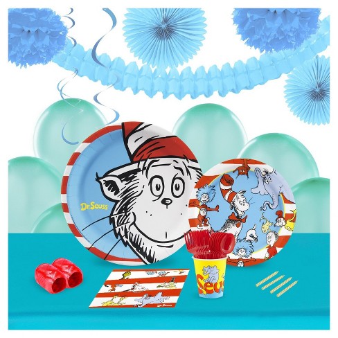 Dr Seuss 16 Guest Party Pack With Decoration Kit Target