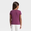 Girls' Short Sleeve Fitted T-Shirt - Cat & Jack™ - 2 of 3