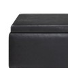 NicBex Modern Mid-Century Coffee Table Small Ottoman with Storage & Flip Tray Top,Upholstered Storage Ottoman for Living Room,Bedroom - 4 of 4