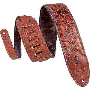 Levy's M4WP-006 3" Embossed Leather Guitar Strap - 1 of 3