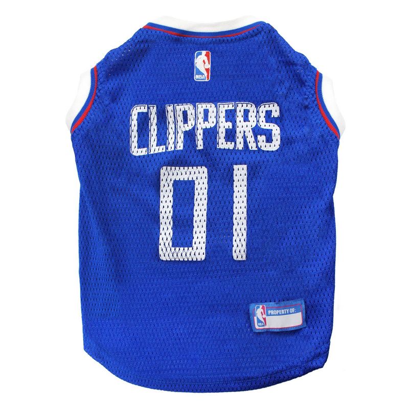 NBA Los Angeles Clippers Pets Basketball Mesh Jersey, 1 of 5