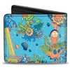 Adult Rick and Morty Botanical Garden Collage Bi-Fold Wallet - 2 of 3