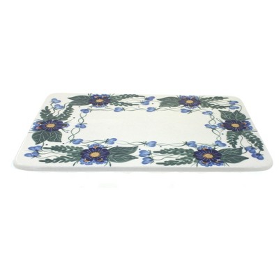 Blue Rose Polish Pottery 58B WR Unikat Cutting Board