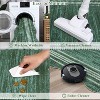 Machine Washable Runner Rug, Plush Scalloped Rug, Non-Slip Stain Resistant Polyester Runner for Hallway, Kitchen, Bathroom - 4 of 4